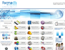 Tablet Screenshot of formadis.es